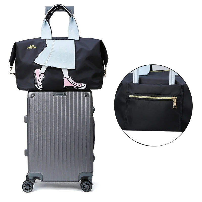 Women's Duffle Bag Large Capacity Handbag Sports Bag Weekend Travel Duffle