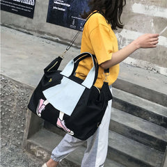 Women's Duffle Bag Large Capacity Handbag Sports Bag Weekend Travel Duffle