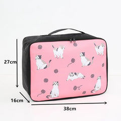 Travel Cartoon Cosmetic Bag High Makeup Cases Portable Bathroom Storage