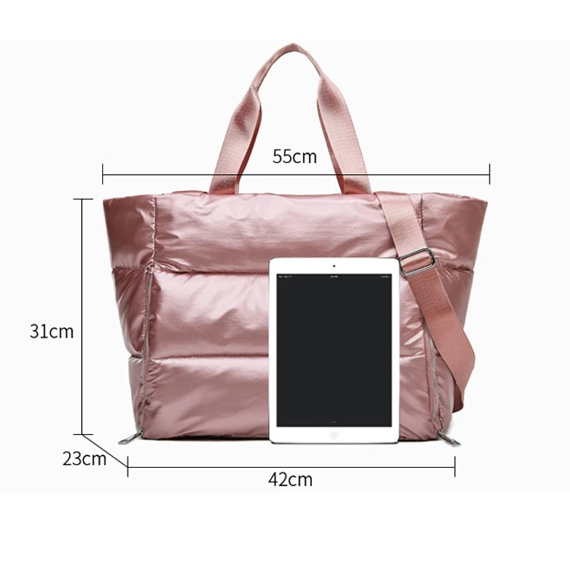Nylon Waterproof Yoga Bag Lady Leisure Sports Bags Men Fitness Pack
