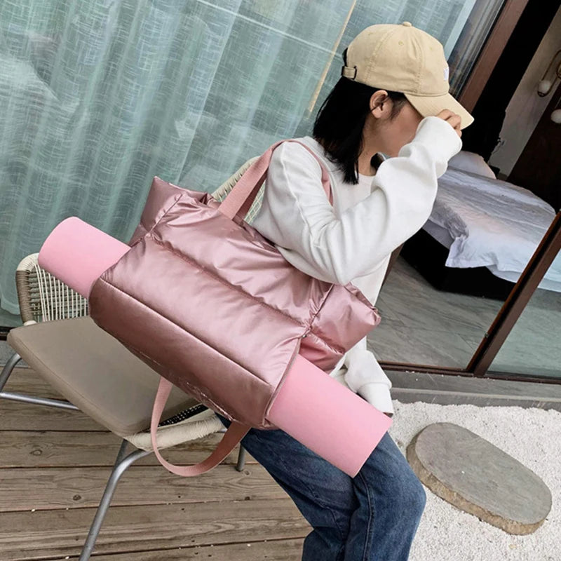 Nylon Waterproof Yoga Bag Lady Leisure Sports Bags Men Fitness Pack