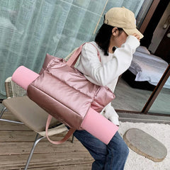 Nylon Waterproof Yoga Bag Lady Leisure Sports Bags Men Fitness Pack