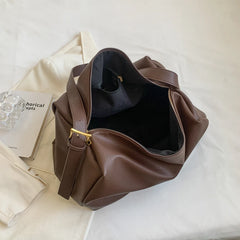 Large Leather Shoulder Crossbody Bag for Women