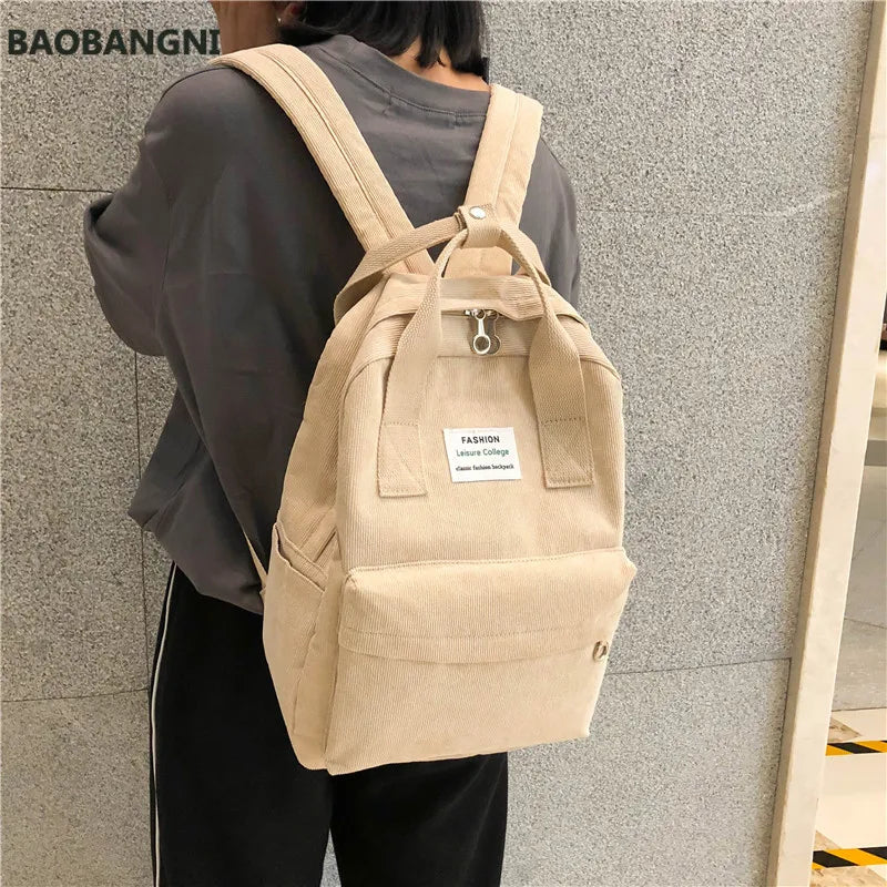 College Female School Bagpack Travel Shoulder Bags For Teenage Girls