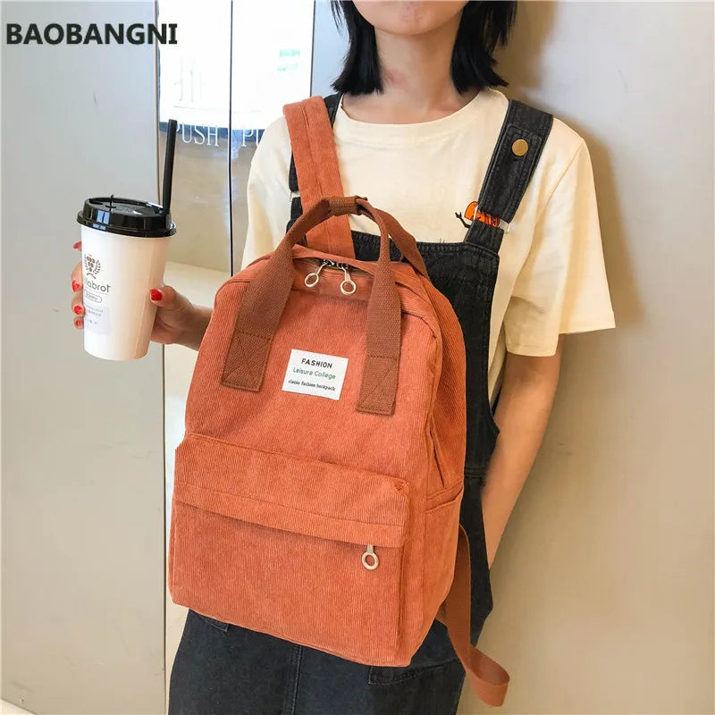 College Female School Bagpack Travel Shoulder Bags For Teenage Girls