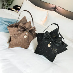 Pentagram Sequin Chain Crossbody Small Square Bag