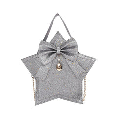 Pentagram Sequin Chain Crossbody Small Square Bag