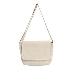 Casual Canvas Shoulder Bag Women Crossbody Travel Shopping Messenger Solid Satch