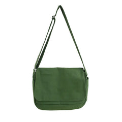 Casual Canvas Shoulder Bag Women Crossbody Travel Shopping Messenger Solid Satch