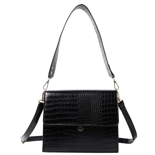 Fashionable PU Leather Women Bags Business High Capacity Crossbody Handbags