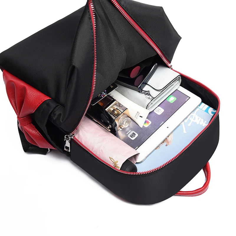 Female Backpack Casual Women Backpack Nylon School Bags