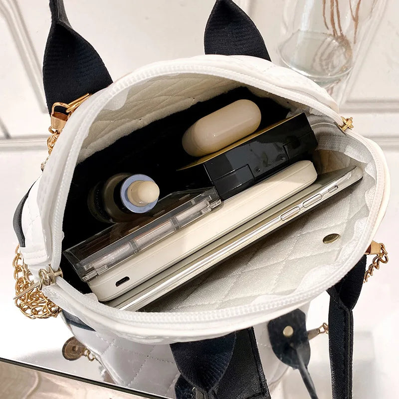 Female Embossed Hand Messenger Small Square Bag Shoulder Bag Purses Handbags Bag