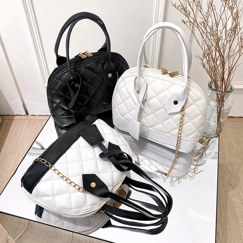 Female Embossed Hand Messenger Small Square Bag Shoulder Bag Purses Handbags Bag
