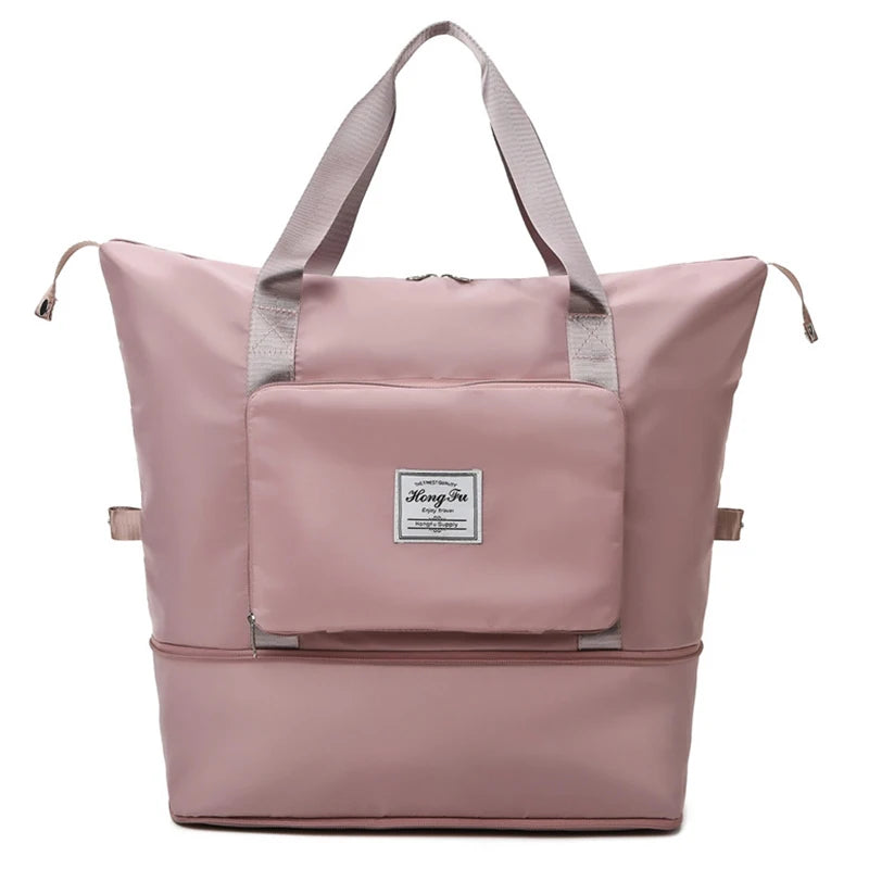 Large Capacity Folding Travel Bag Waterproof Tote Handbag Duffle Bag