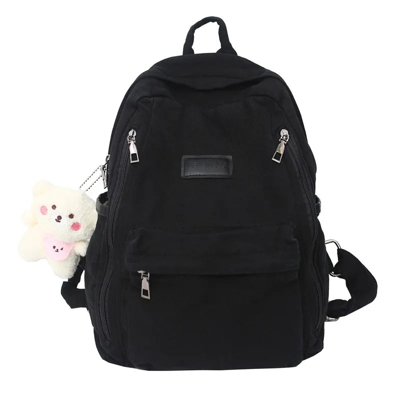 Light Women Schoolbag Female College School Student Backpack Teenage Girl Bag Wa