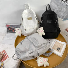 Light Women Schoolbag Female College School Student Backpack Teenage Girl Bag Wa