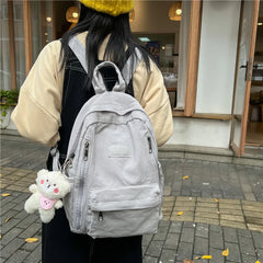 Light Women Schoolbag Female College School Student Backpack Teenage Girl Bag Wa