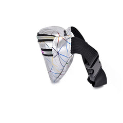 Geometric Waist Bag PU Laser Sport Shoulder Messenger Fanny Pack