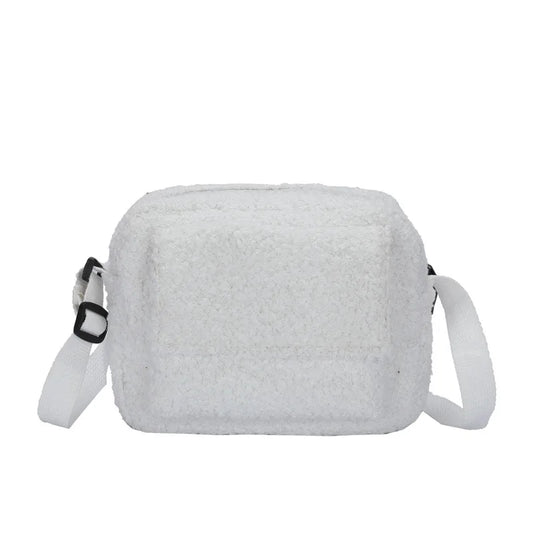 Winter Plush Women Small Shoulder Bag Casual Mini Messenger Bags