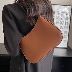 Women Shoulder Bags Commute PU Leather Underarm Pack Casual Ladies Handbags