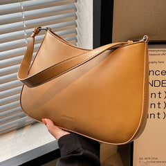 Women Shoulder Bags Commute PU Leather Underarm Pack Casual Ladies Handbags