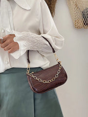 Women's Shoulder Bag Tote Pu Leather Chain Handbags Ladies Crossbody Bags