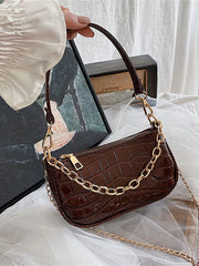 Women's Shoulder Bag Tote Pu Leather Chain Handbags Ladies Crossbody Bags