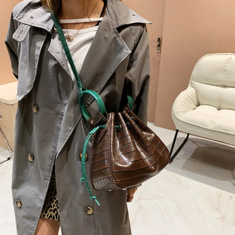 Trending Women Bucket Bags Handbags Girls Shopper Shoulder Bags