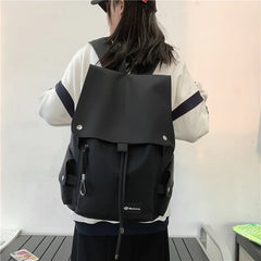 Men's Women's Anti-splash Backpack Large Capacity Student Schoolbag