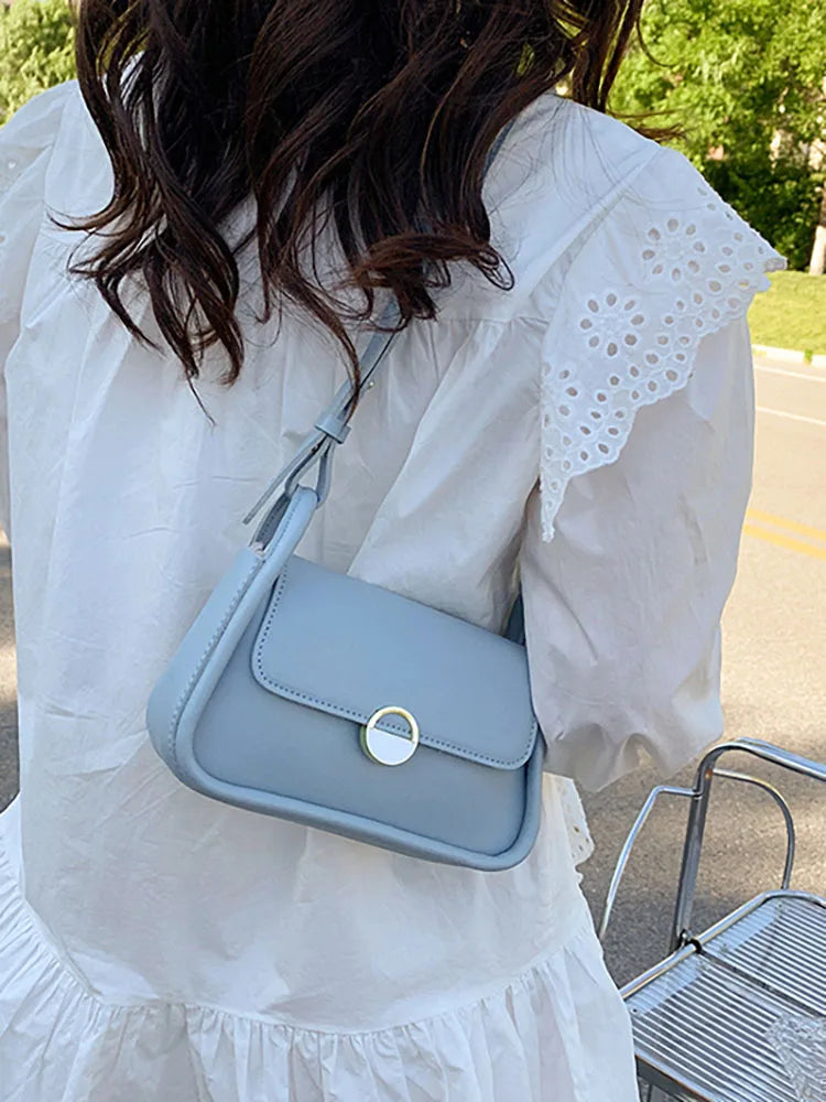 Women's Shoulder Bag Pu Leather Handbags Crossbody Female Bags Flap