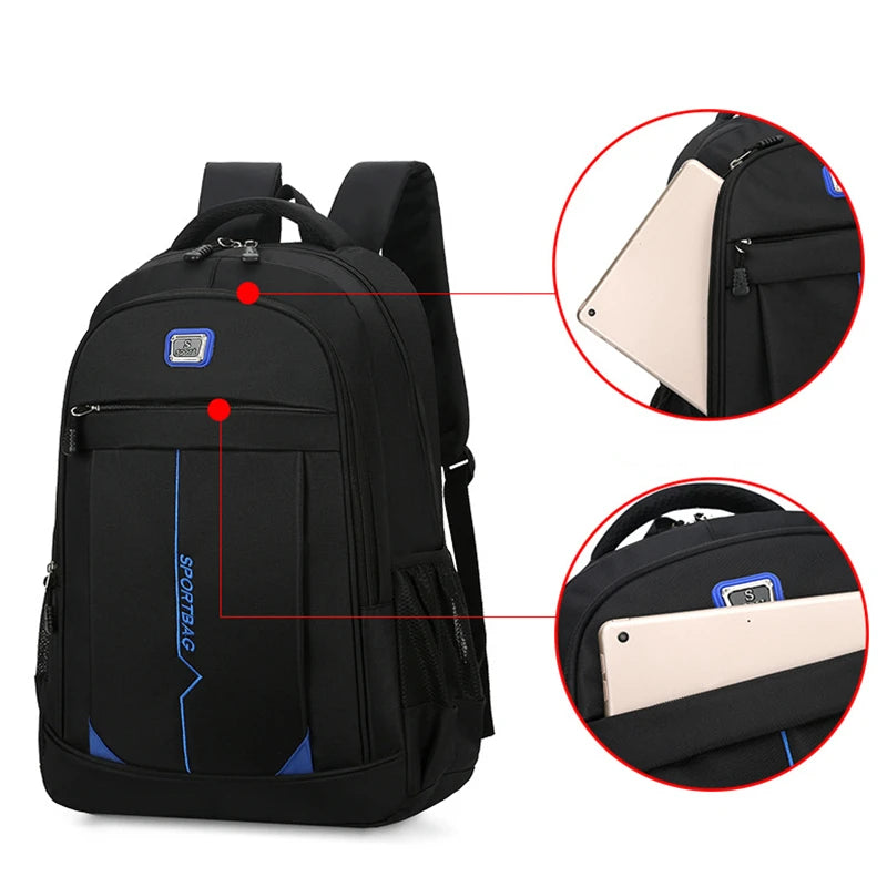Unisex Casual Backpack Large Capacity Mountaineering Bag Travel Outdoor