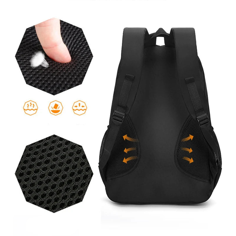 Unisex Casual Backpack Large Capacity Mountaineering Bag Travel Outdoor