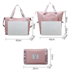 Unisex Large Folding Travel Bags Waterproof Luggage Tote Handbag Duffle