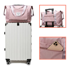 Unisex Large Capacity Folding Travel Bags Waterproof Luggage Tote Handbag