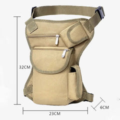 Outdoor Tactical Drop Leg Bag Large Capacity Thigh Pouch Waist Bag