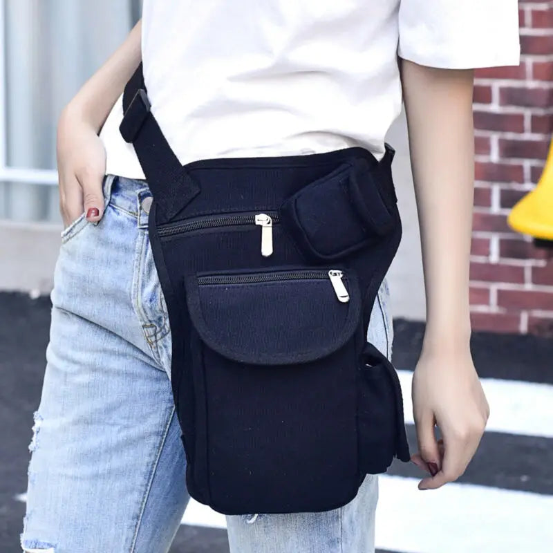 Unisex Tactical Drop Leg Bag Large Capacity Thigh Pouch