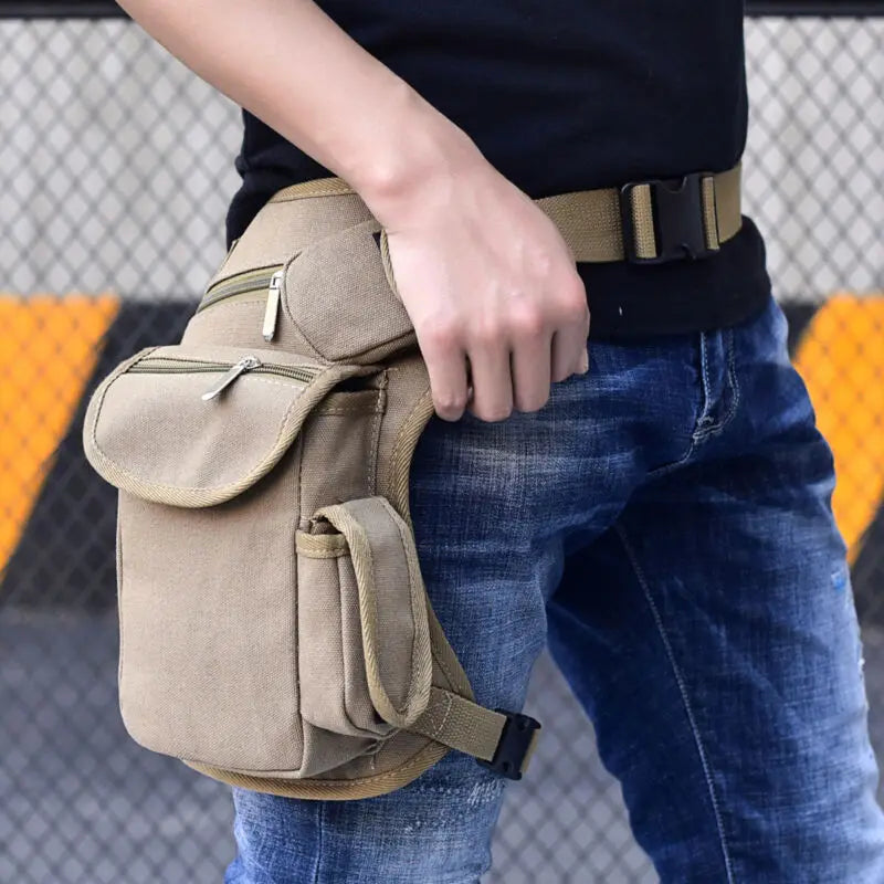 Tactical Drop Leg Bag Large Capacity Thigh Pouch Waist Bag