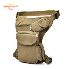 Outdoor Tactical Drop Leg Bag Large Capacity Thigh Pouch Waist Bag