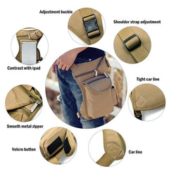 Tactical Drop Leg Bag Large Capacity Thigh Pouch Waist Shoulder Cycling Bags