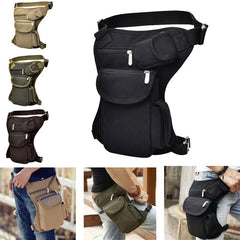 Tactical Drop Leg Bag Large Capacity Thigh Pouch Waist Shoulder Cycling Bags
