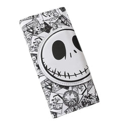 Unisex PU Leather Comics Nightmare Wallets Cartoon Jack Skull Purses