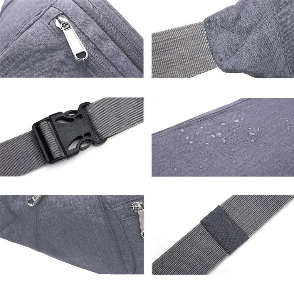 Waterproof Unisex Waist Bag - Travel Running Sports Harness Bag
