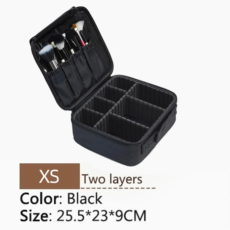 Large Capacity Cosmetic Bag - Women Travel Makeup Case