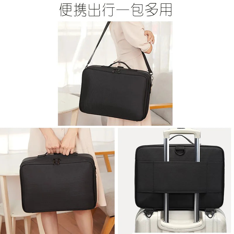 Large Capacity Cosmetic Bag - Women Travel Makeup Case