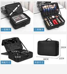 Large Capacity Cosmetic Bag - Women Travel Makeup Case