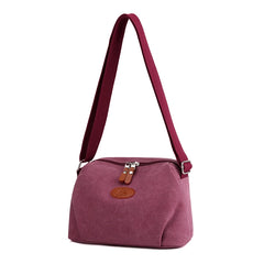 Vintage Canvas Messenger Bag For Women Crossbody Bags Sling Bag