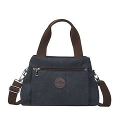Vintage Casual Women Bag Canvas Handheld Crossbody Bag