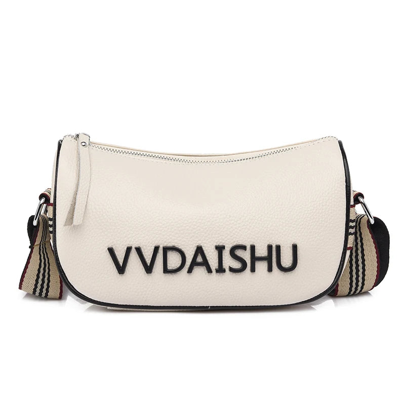 Vintage Cowhide Shoulder Bag Women Leather Messenger Bags Crossbody Bags