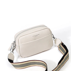 Vintage Cowhide Cell Phone Shoulder Bag Leather Messenger Bag
