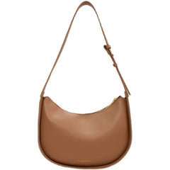 Vintage Zipper High Real Leather Women Shoulder Bag All-match Ladies Daily Purse